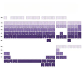 OEM Double-Shot PBT Keycap Set - Lavender Purple Gradient
