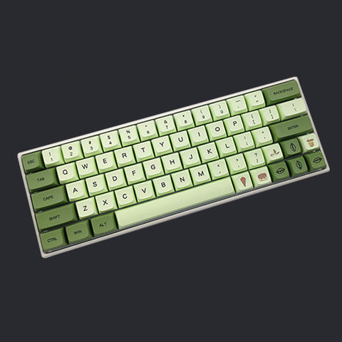 XDA PBT Dye-Sub Keycap Set - Matcha Green