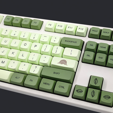 XDA PBT Dye-Sub Keycap Set - Matcha Green
