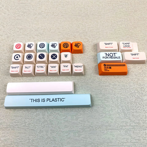 Retro XDA PBT Dye-Sub Keycap Set - This Is Plastic