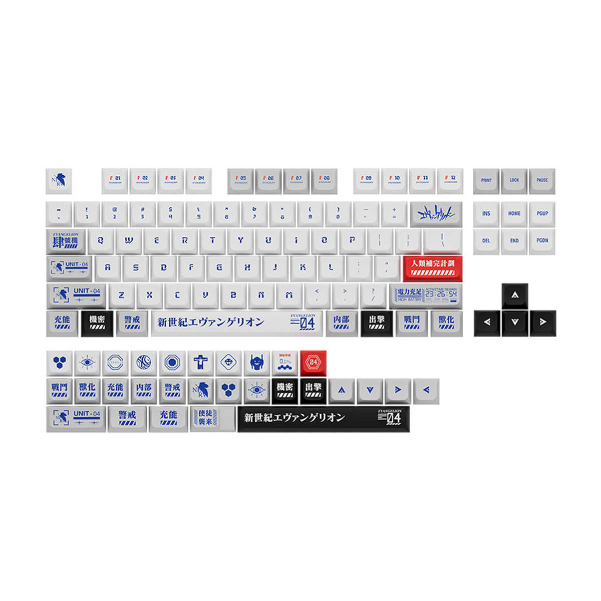XDA-like Dye-Sub PBT Keycap Set - EVA 04