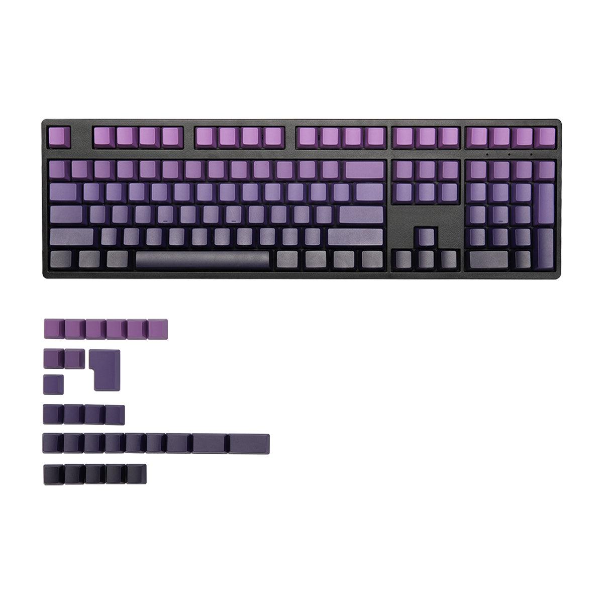 OEM Double-Shot PBT Keycap Set - Purple Gradient