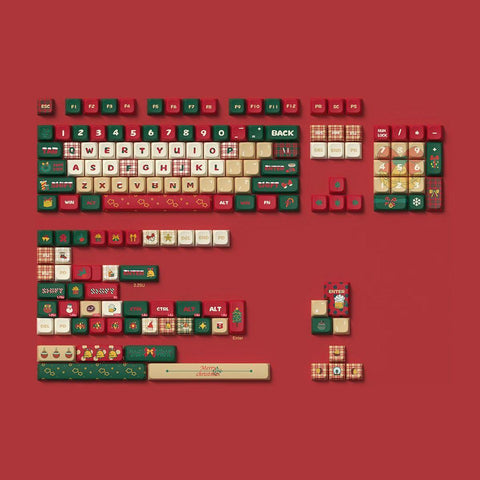 MDA/Cherry Profile PBT Dye-Sub Keycap Set - Christmas Theme 3