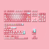 MDA Dye-Sub PBT Keycap Set - Pink Summer Bunny