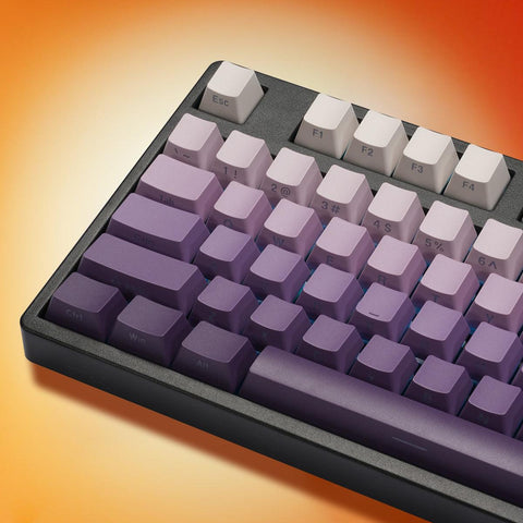 OEM Double-Shot PBT Keycap Set - Lavender Purple Gradient