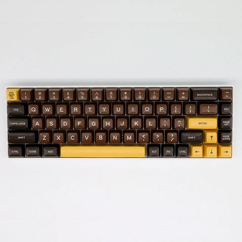 SA Double-Shot ABS Keycap Set - Chocolate