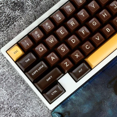 SA Double-Shot ABS Keycap Set - Chocolate