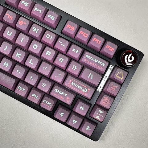 XDA Dye-Sub PBT Keycap Set - Cyberpunk