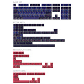 Retro Akko MDA PBT Dye-Sub Keycap Set - Neon