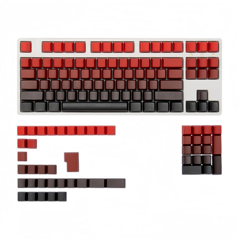 Cherry Double-Shot PBT Keycap Set - Red Gradient
