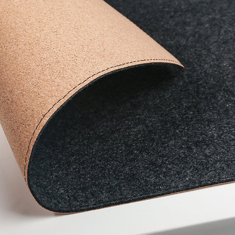 Wool Cork Double-Sided Desk Mat