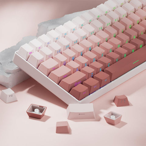 OEM/Cherry Profile Double-Shot PBT Keycap Set - Rouge Gradient