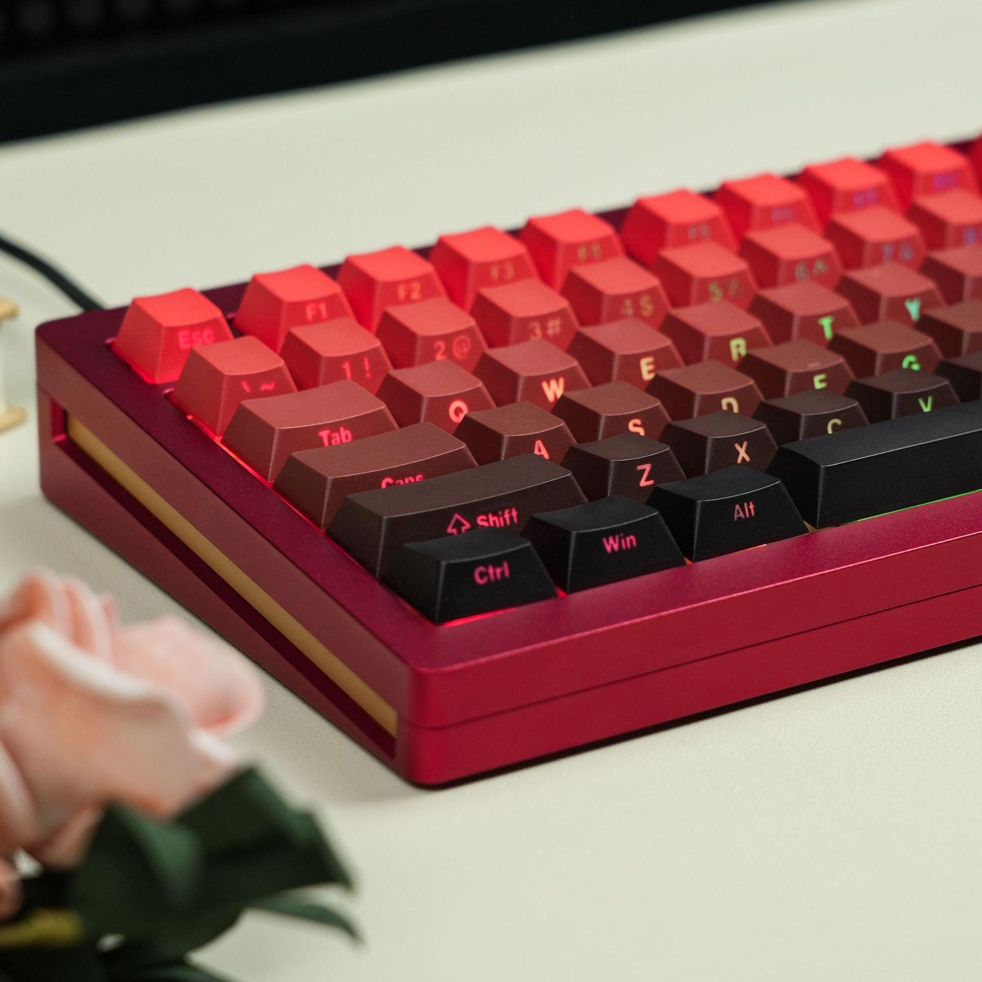 OEM Double-Shot PBT Keycap Set - Red Gradient – Exegeek