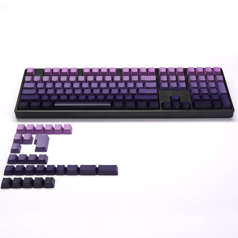 OEM Double-Shot PBT Keycap Set - Purple Gradient