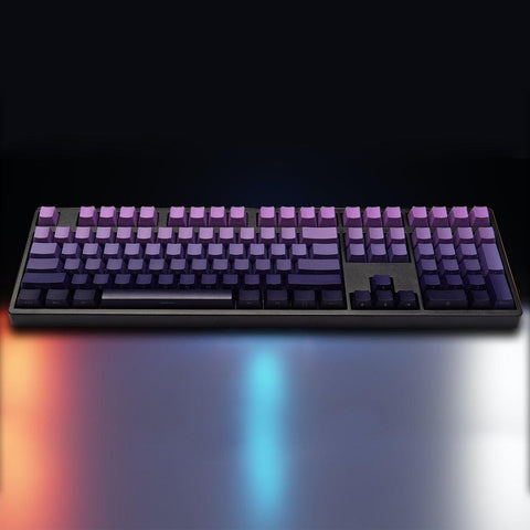 OEM Double-Shot PBT Keycap Set - Purple Gradient