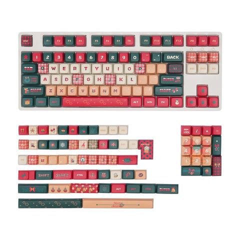 MDA/Cherry Profile PBT Dye-Sub Keycap Set - Christmas Theme 3