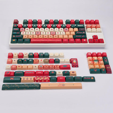 MDA/Cherry Profile PBT Dye-Sub Keycap Set - Christmas Theme 3