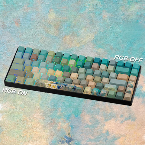 Cherry Profile Dye-Sub PBT Keycap Set - Oil Painting