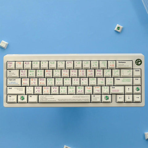 Cherry Profile Dye-Sub PBT Keycap Set - VIM Developer/Programmer/Coder