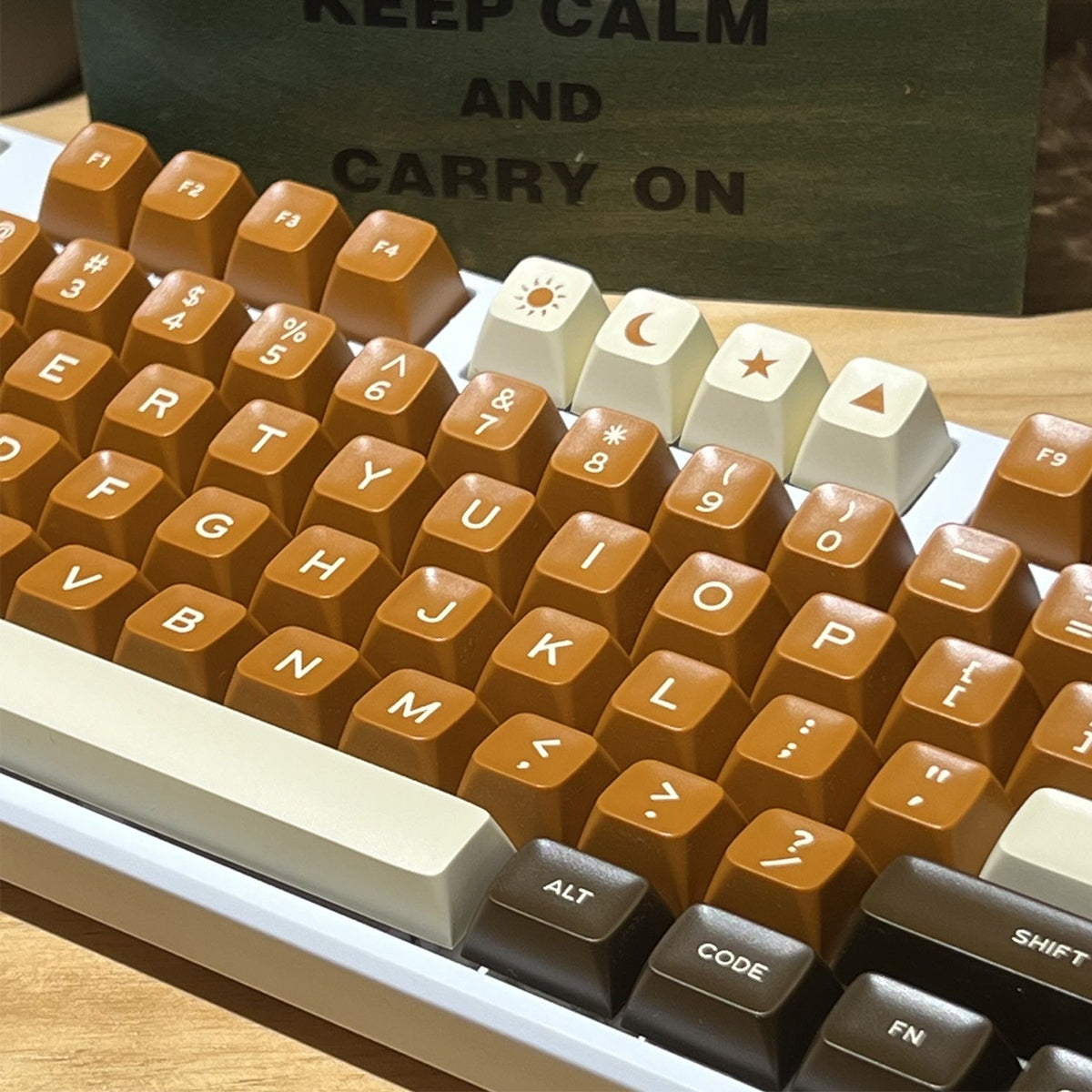 SA Double-Shot ABS Keycap Set - Rich Coffee – Exegeek