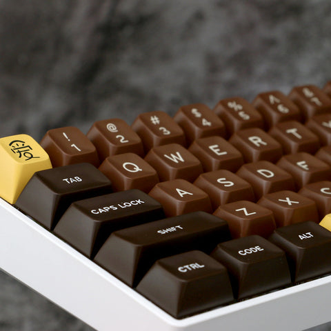 SA Double-Shot ABS Keycap Set - Chocolate