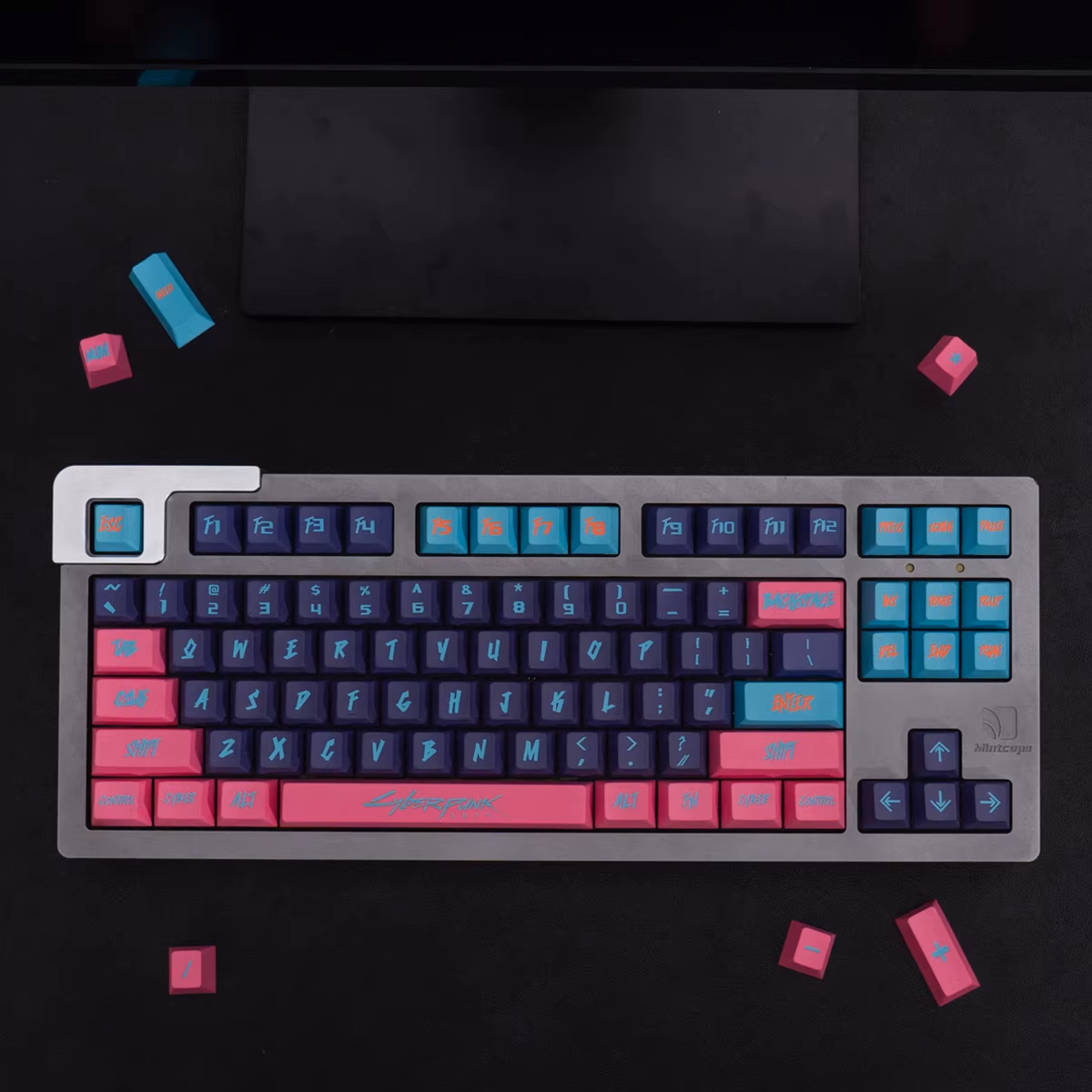 Cherry Profile Dye-Sub PBT Keycap Set - Cyberpunk Pink – Exegeek