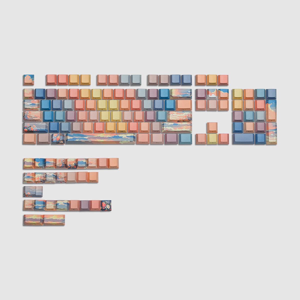Cherry Profile Dye-Sub PBT Keycap Set - Sunset – Exegeek
