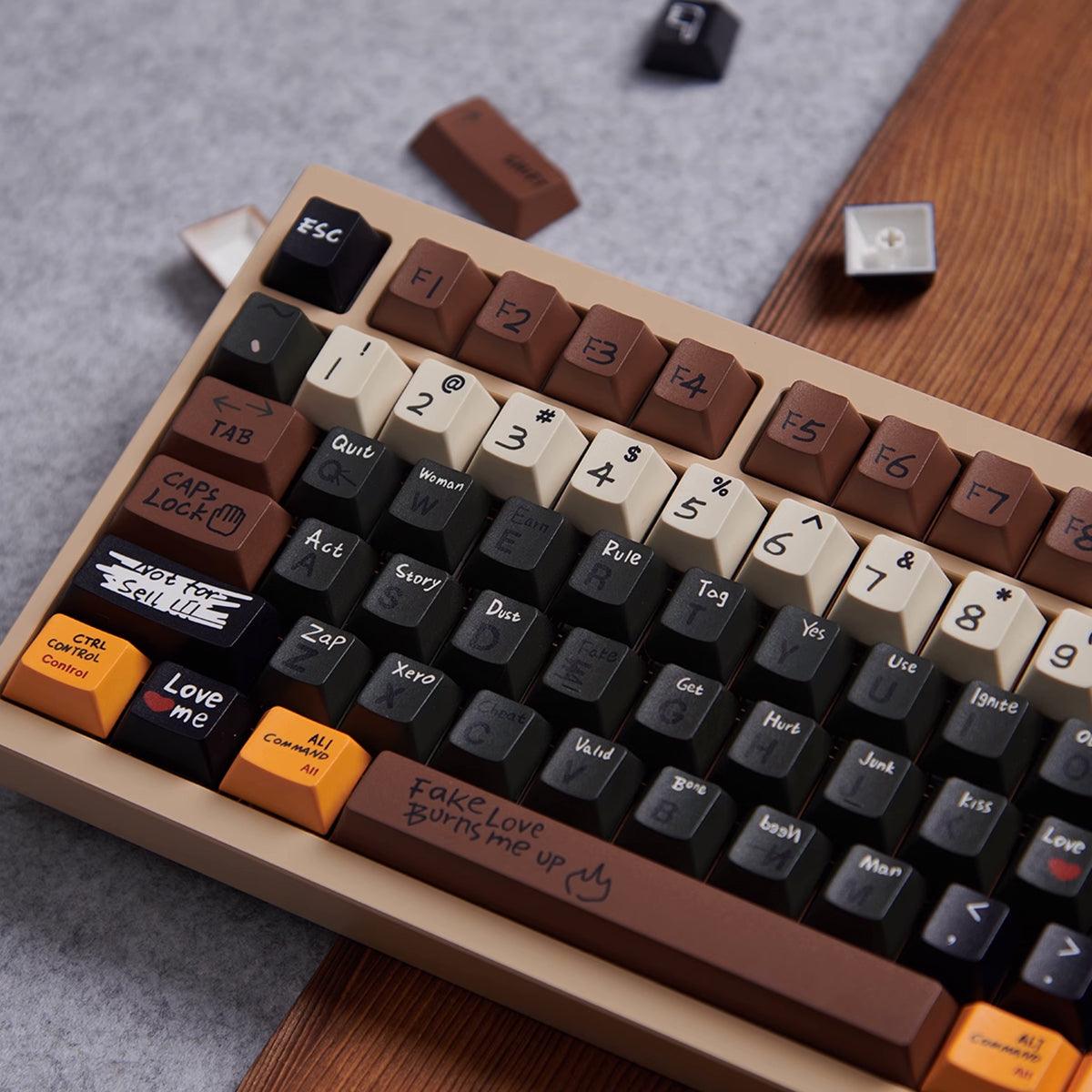 Cherry Profile Dye-Sub PBT Keycap Set - Love Story – Exegeek