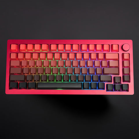 Cherry Double-Shot PBT Keycap Set - Red Gradient