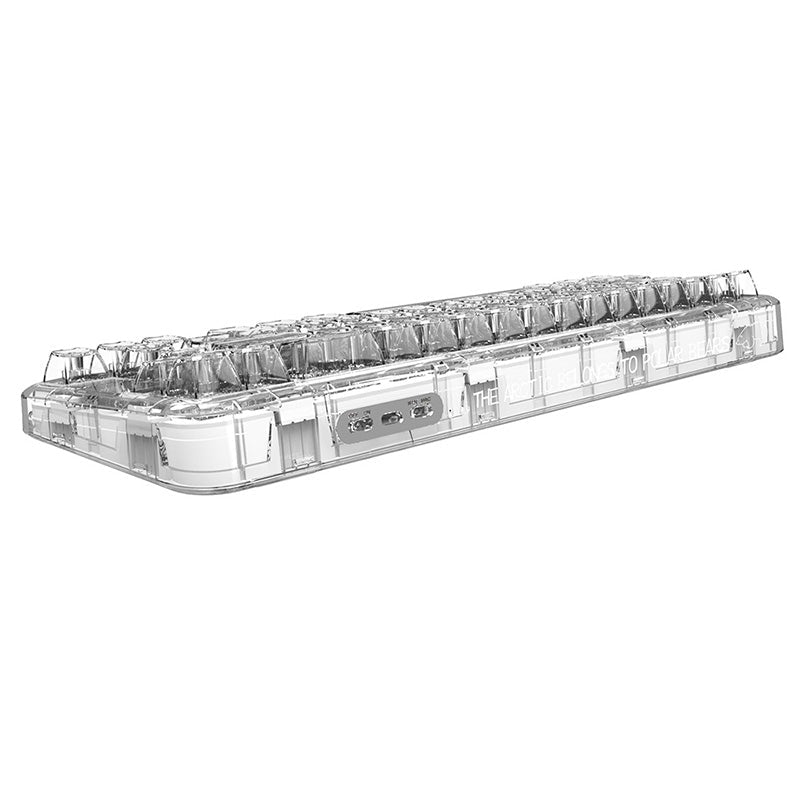 CoolKiller CK68 Polar Bear Transparent Wireless Mechanical Keyboard