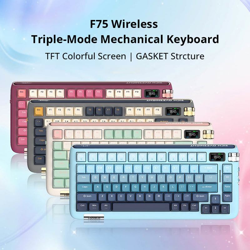 FOPATO F75 Wireless Mechanical Keyboard With TFT Screen – Exegeek